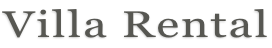 Villa Rental